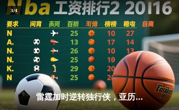 雷霆加时逆转独行侠，亚历山大40分率队挺进西部决赛 - 3